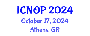 International Conference on Nanotechnology, Optoelectronics and Photonics (ICNOP) October 17, 2024 - Athens, Greece
