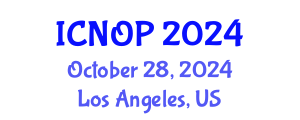 International Conference on Nanotechnology, Optoelectronics and Photonics (ICNOP) October 28, 2024 - Los Angeles, United States