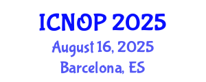 International Conference on Nanotechnology, Optoelectronics and Photonics (ICNOP) August 16, 2025 - Barcelona, Spain