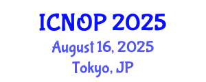 International Conference on Nanotechnology, Optoelectronics and Photonics (ICNOP) August 16, 2025 - Tokyo, Japan
