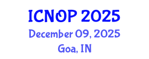 International Conference on Nanotechnology, Optoelectronics and Photonics (ICNOP) December 09, 2025 - Goa, India