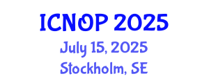 International Conference on Nanotechnology, Optoelectronics and Photonics (ICNOP) July 15, 2025 - Stockholm, Sweden