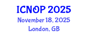 International Conference on Nanotechnology, Optoelectronics and Photonics (ICNOP) November 18, 2025 - London, United Kingdom