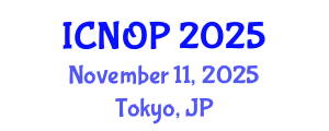 International Conference on Nanotechnology, Optoelectronics and Photonics (ICNOP) November 11, 2025 - Tokyo, Japan