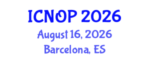 International Conference on Nanotechnology, Optoelectronics and Photonics (ICNOP) August 16, 2026 - Barcelona, Spain