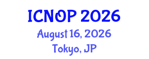 International Conference on Nanotechnology, Optoelectronics and Photonics (ICNOP) August 16, 2026 - Tokyo, Japan