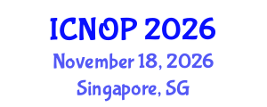 International Conference on Nanotechnology, Optoelectronics and Photonics (ICNOP) November 18, 2026 - Singapore, Singapore