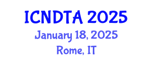 International Conference on Natural Dyes in Textile Applications (ICNDTA) January 18, 2025 - Rome, Italy