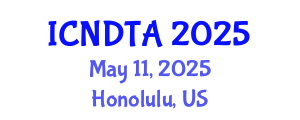 International Conference on Natural Dyes in Textile Applications (ICNDTA) May 11, 2025 - Honolulu, United States