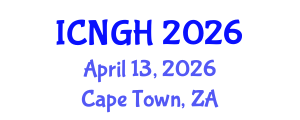 International Conference on Natural Gas Hydrates (ICNGH) April 13, 2026 - Cape Town, South Africa International Conference on Natural Gas Hydrates (ICNGH) April 13, 2026 - Cape Town, South Africa