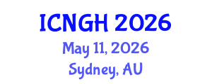International Conference on Natural Gas Hydrates (ICNGH) May 11, 2026 - Sydney, Australia International Conference on Natural Gas Hydrates (ICNGH) May 11, 2026 - Sydney, Australia