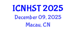 International Conference on Natural Hazard Science and Technology (ICNHST) December 09, 2025 - Macau, China
