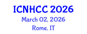 International Conference on Natural Hazards and Climate Change (ICNHCC) March 02, 2026 - Rome, Italy International Conference on Natural Hazards and Climate Change (ICNHCC) March 02, 2026 - Rome, Italy
