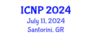 International Conference on Natural Products (ICNP) July 11, 2024 - Santorini, Greece