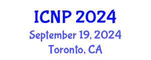International Conference on Natural Products (ICNP) September 19, 2024 - Toronto, Canada