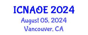 International Conference on Naval Architecture and Ocean Engineering (ICNAOE) August 05, 2024 - Vancouver, Canada