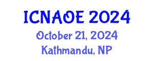 International Conference on Naval Architecture and Ocean Engineering (ICNAOE) October 21, 2024 - Kathmandu, Nepal