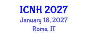 International Conference on Naval Hydrodynamics (ICNH) January 18, 2027 - Rome, Italy International Conference on Naval Hydrodynamics (ICNH) January 18, 2027 - Rome, Italy