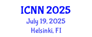 International Conference on Neural Networks (ICNN) July 19, 2025 - Helsinki, Finland