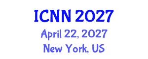 International Conference on Neural Networks (ICNN) April 22, 2027 - New York, United States International Conference on Neural Networks (ICNN) April 22, 2027 - New York, United States