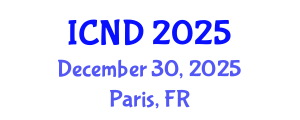 International Conference on Neurodevelopmental Disorders (ICND) December 30, 2025 - Paris, France