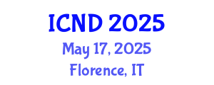 International Conference on Neurodevelopmental Disorders (ICND) May 17, 2025 - Florence, Italy