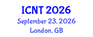 International Conference on Neurology and Therapeutics (ICNT) September 23, 2026 - London, United Kingdom