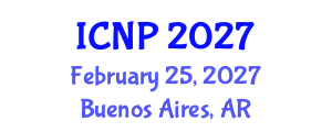 International Conference on Neuroscience and Psychology (ICNP) February 25, 2027 - Buenos Aires, Argentina International Conference on Neuroscience and Psychology (ICNP) February 25, 2027 - Buenos Aires, Argentina