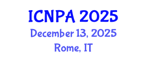 International Conference on Neutrino Physics and Astrophysics (ICNPA) December 13, 2025 - Rome, Italy