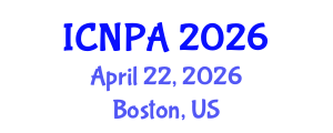 International Conference on Neutrino Physics and Astrophysics (ICNPA) April 22, 2026 - Boston, United States