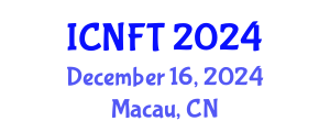 International Conference on New Forming Technology (ICNFT) December 16, 2024 - Macau, China