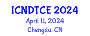 International Conference on Non-Destructive Testing in Civil Engineering (ICNDTCE) April 11, 2024 - Chengdu, China