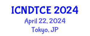 International Conference on Non-Destructive Testing in Civil Engineering (ICNDTCE) April 22, 2024 - Tokyo, Japan