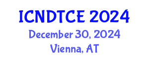International Conference on Non-Destructive Testing in Civil Engineering (ICNDTCE) December 30, 2024 - Vienna, Austria