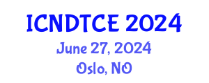 International Conference on Non-Destructive Testing in Civil Engineering (ICNDTCE) June 27, 2024 - Oslo, Norway