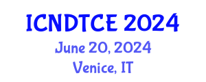 International Conference on Non-Destructive Testing in Civil Engineering (ICNDTCE) June 20, 2024 - Venice, Italy