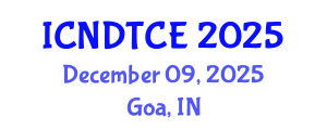 International Conference on Non-Destructive Testing in Civil Engineering (ICNDTCE) December 09, 2025 - Goa, India