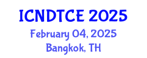 International Conference on Non-Destructive Testing in Civil Engineering (ICNDTCE) February 04, 2025 - Bangkok, Thailand