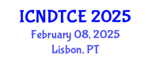International Conference on Non-Destructive Testing in Civil Engineering (ICNDTCE) February 08, 2025 - Lisbon, Portugal