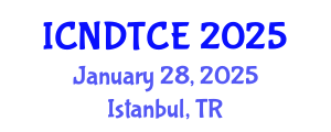 International Conference on Non-Destructive Testing in Civil Engineering (ICNDTCE) January 28, 2025 - Istanbul, Turkey