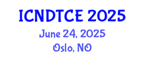 International Conference on Non-Destructive Testing in Civil Engineering (ICNDTCE) June 24, 2025 - Oslo, Norway