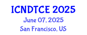 International Conference on Non-Destructive Testing in Civil Engineering (ICNDTCE) June 07, 2025 - San Francisco, United States