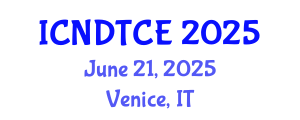 International Conference on Non-Destructive Testing in Civil Engineering (ICNDTCE) June 21, 2025 - Venice, Italy