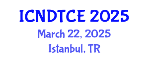 International Conference on Non-Destructive Testing in Civil Engineering (ICNDTCE) March 22, 2025 - Istanbul, Turkey