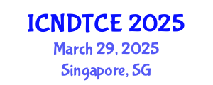 International Conference on Non-Destructive Testing in Civil Engineering (ICNDTCE) March 29, 2025 - Singapore, Singapore