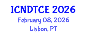 International Conference on Non-Destructive Testing in Civil Engineering (ICNDTCE) February 08, 2026 - Lisbon, Portugal