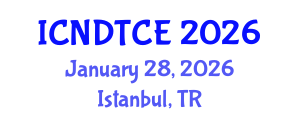 International Conference on Non-Destructive Testing in Civil Engineering (ICNDTCE) January 28, 2026 - Istanbul, Turkey
