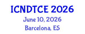 International Conference on Non-Destructive Testing in Civil Engineering (ICNDTCE) June 10, 2026 - Barcelona, Spain