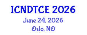 International Conference on Non-Destructive Testing in Civil Engineering (ICNDTCE) June 24, 2026 - Oslo, Norway