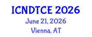 International Conference on Non-Destructive Testing in Civil Engineering (ICNDTCE) June 21, 2026 - Vienna, Austria